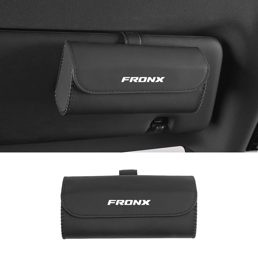 Fronx Suitable Sunglass Holder Car Large Capacity Elaborate Stitching Fronx
