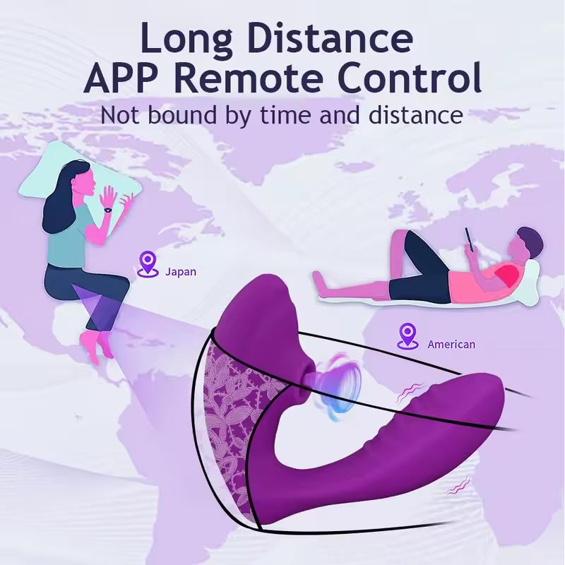 APP Remote Control Clitoral Sucker G Spot Vibrator Female Sex Toy Vinagal Stimulation Massager Anal Dildo Vibrator Adult Goods