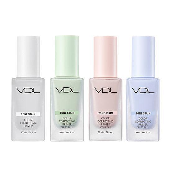 VDL Tone Stain Color Correcting Primer (4 Colors) SPF 20 PA++ 30ml