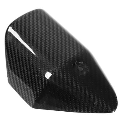 Cache de protection de pot d'échappement de moto en fibre de carbone 3K Bouclier thermique Remplacement pour MT‑10 2016‑2018