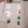 Phone Straps Transparent Keychain Star Wishing Bottle Mobile Phone Lanyard  Jewelry Accessories