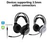 Over Ear Wireless Headphones with Microphones & 80 Hours Battery Life Multifunction Headphones Upgrades for Gaming & Mus