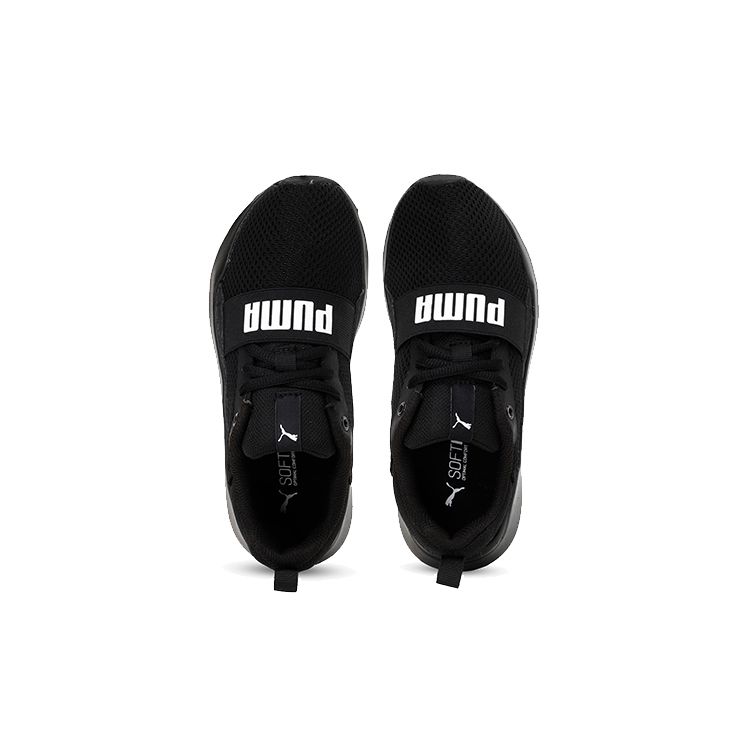 Puma Wired Little Kid Triple Black Kids Sneakers 366903-01