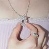 LOASI Melted Heart Frame Necklace