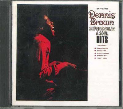 CD DENNIS BROWN - Super Reggae And Soul Hits TECP23959 TEICHIKU Japan Reggae, Ska & Dub Used
