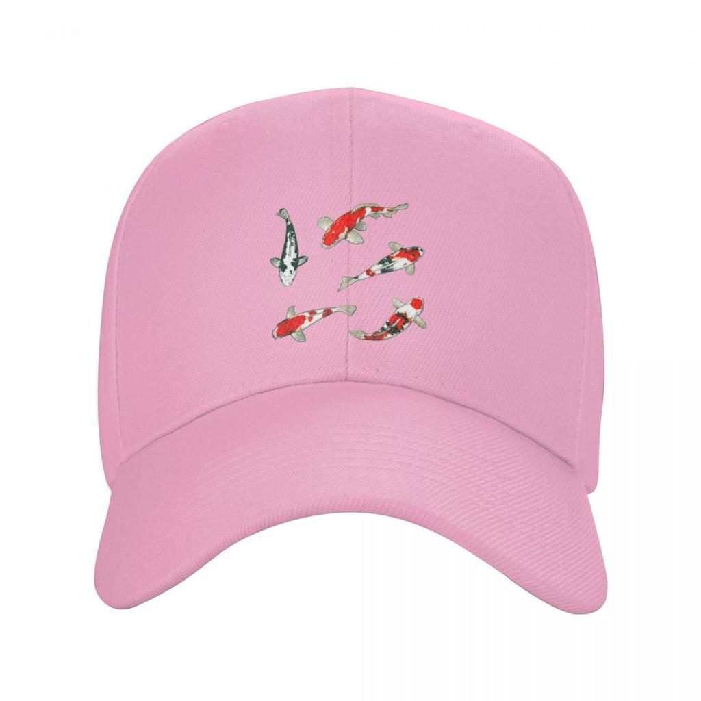 Le ballet des carpes koi Cap Baseball Cap Anime Damenkappe Unisex