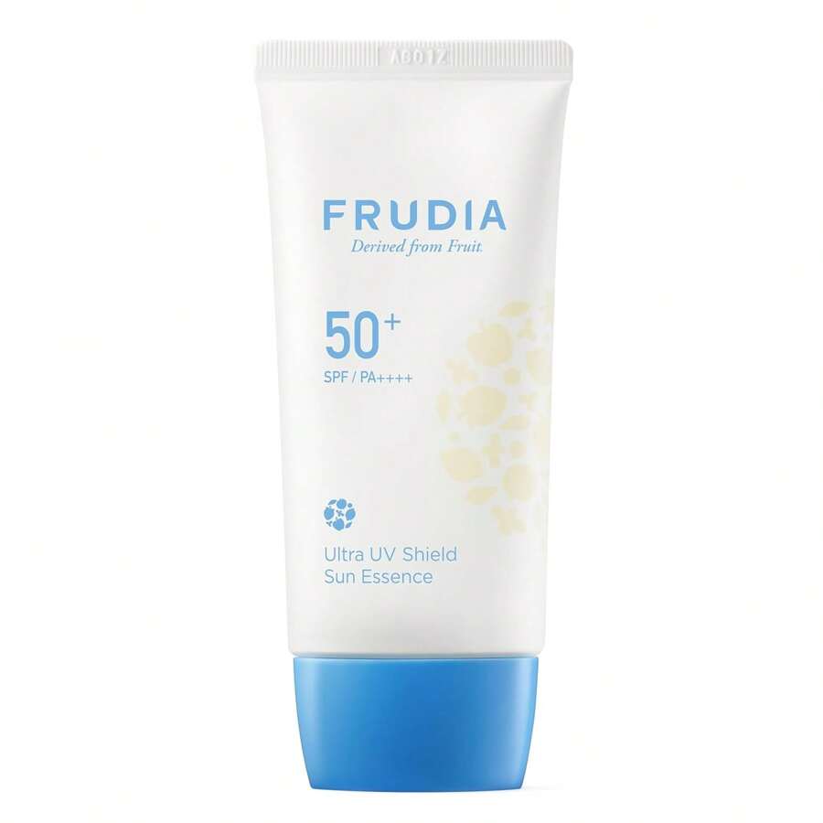 FRUDIA Cremă de Zi cu Protecție Solară Esență SPF 50g | Cremă de Față Hidratantă Organică Vegană Hidratant de Față Pentru Piele Uscată