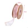 Wired Ribbon Christmas Tree Garlands Front Door Wire Edge Trimming for