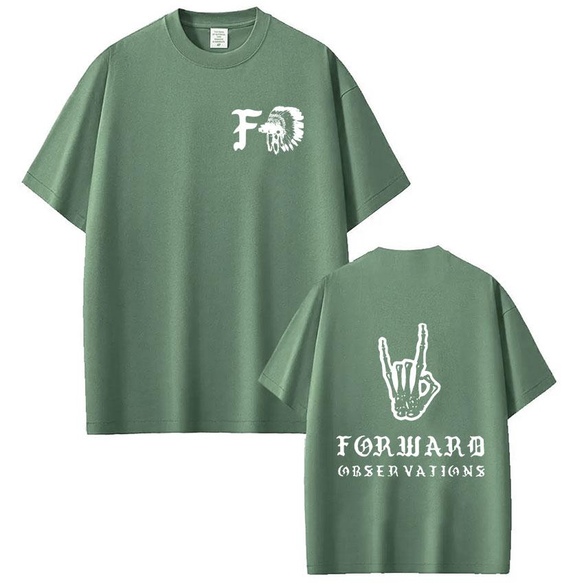 Forward Observations Group Skeleton Tshirt Unisex Women Clothing Fashion Oversized Casual Short Sleeve T Shirt Harajuku Streetwear