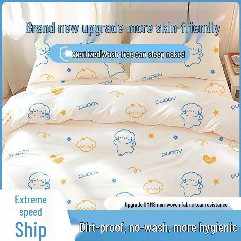 Reise Einweg Doppelbettlaken & Bettbezüge