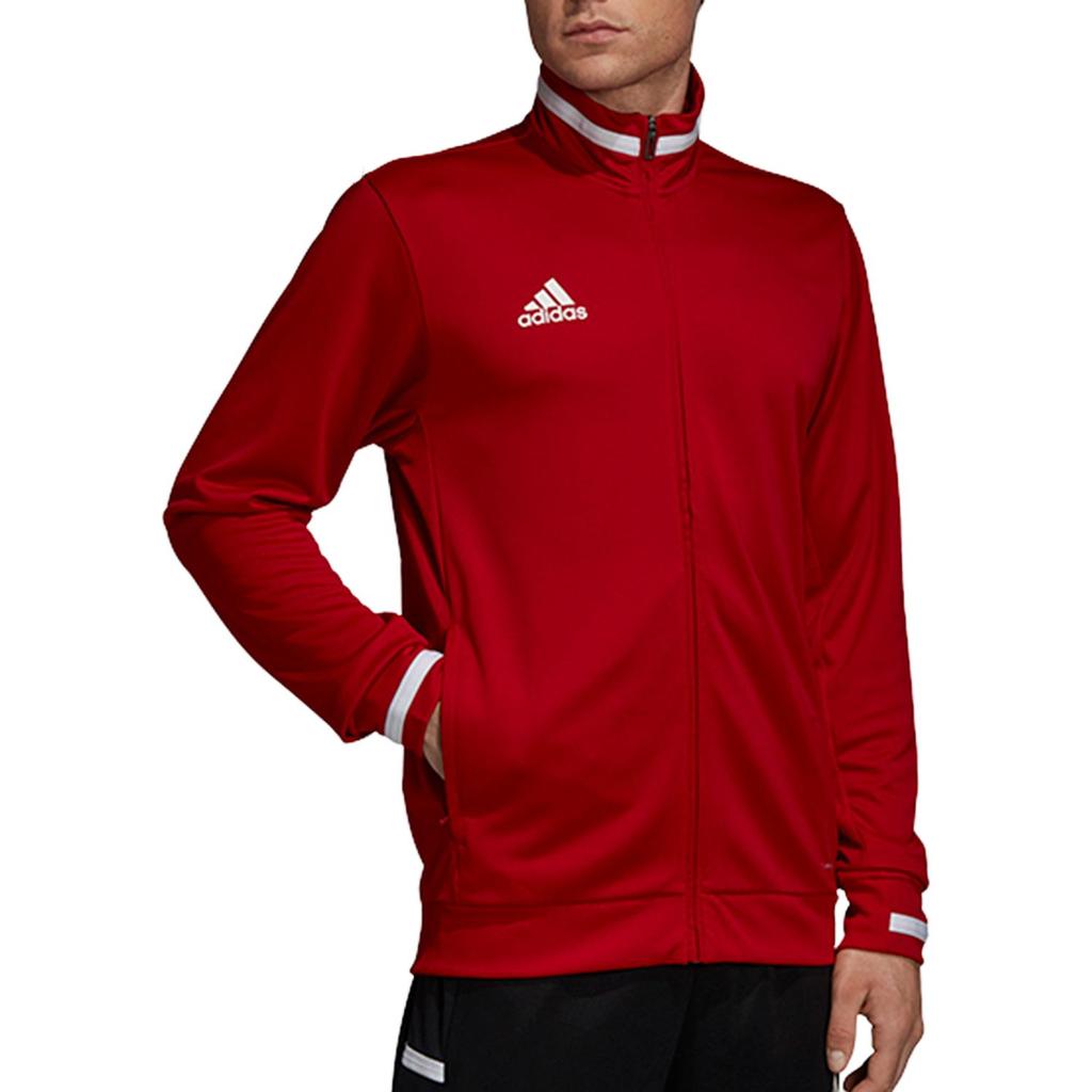 Adidas Logo Graphic Quick-Dry Sports Jacket Men Jackets Red DX7323