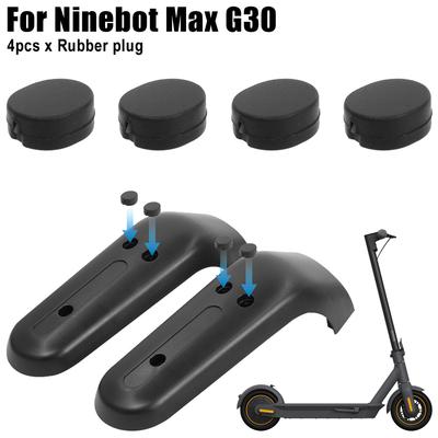 Pro Ninebot Max G30 G30D Ochrana přední vidlice Skořepina Gumová krytka Šroub 4ks Kryt zástrčky Příslušenství k elektrické koloběžce