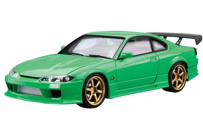 Aoshima Bunka Kyozai Scale The Tuned Car Series 42 Nissan Rodec Style S15 Silvia 1999 Plastic Model 1/24 No.