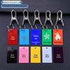 Acrylic Waterproof Clothes Label Clips for Dormitories with Drying Rack
