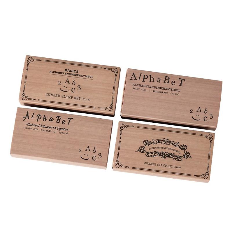 School Supplies 70 Time Spells Retro Letters English Numbers Handbook Seals Typewriter Series Decorative Printing Materials Gift