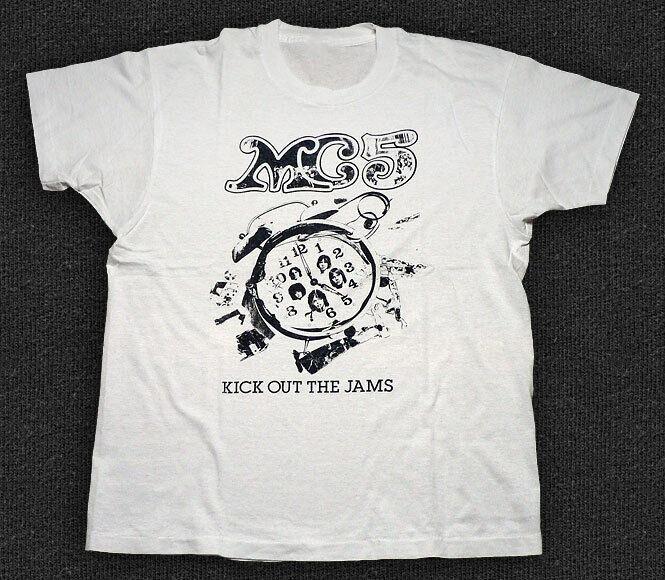 

MC5 Band Concert White Short Sleeve Unisex TShirt Unisex T-Shirt XL
