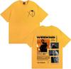 The Weeknd 100% Baumwolle Unisex Oversize Shirt After Hours Album Grafiken Sommer Damen Y2k Hip Hop Rundhals Rock Streetwear T-Shirt