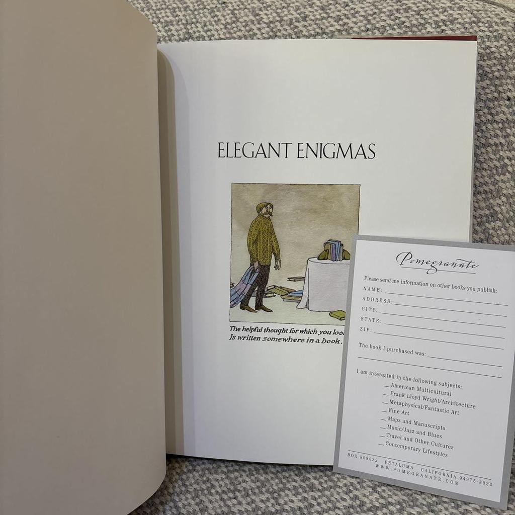 [USED] Elegant Enigmas: The Art of Edward Gorey