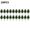 Garten Modell Bäume Miniatur Kunststoff Dekoration 20Pcs Mini DIY Landschaft