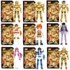 Seitoushi Seiya Seiiki Juunikyuu Hen Gold Saint Action Figure Sagittarius Champion Seiya Mu Aiolia Assembly Toys Children Gift