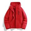 Couple 3-in-1 Waterproof Jacket Solid Color Outdoor Casual Sport Coat Men Women