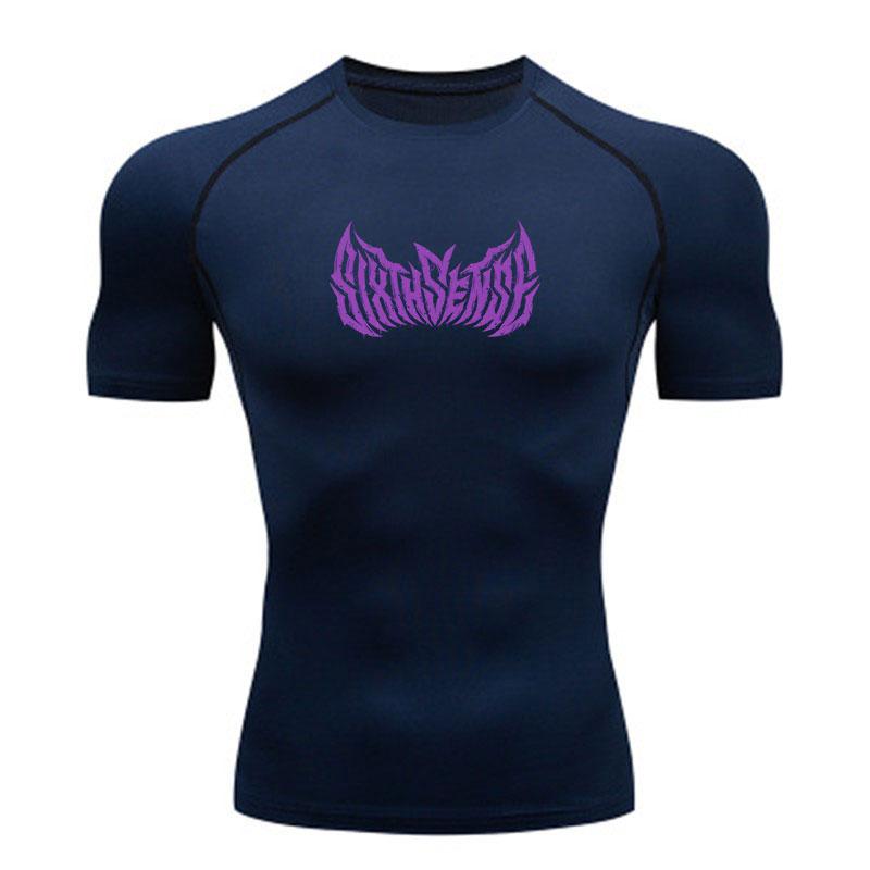 Men's Quick Dry Compression Sport T-shirt, Lightweight Breathable Slim Fit Athletic Top for Gym Workout Running Training Active Wear