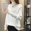 Bow Doll Collar Striped Base Shirt Autumn Long Sleeved Slim Fit Sweet Anti-aging Top Knitted Sweater Women's Clothing