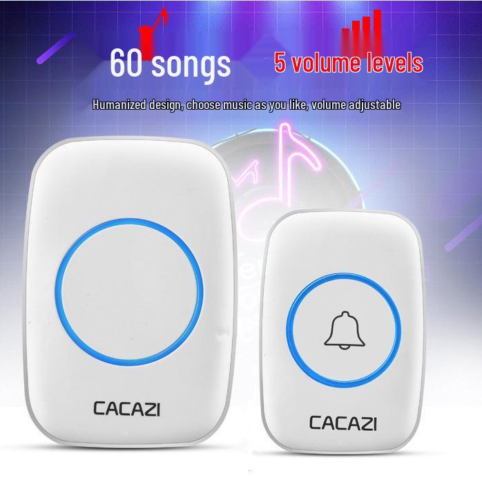 A10 Home Wireless Doorbell with AC Digital Ding Dong for Elderly Callers