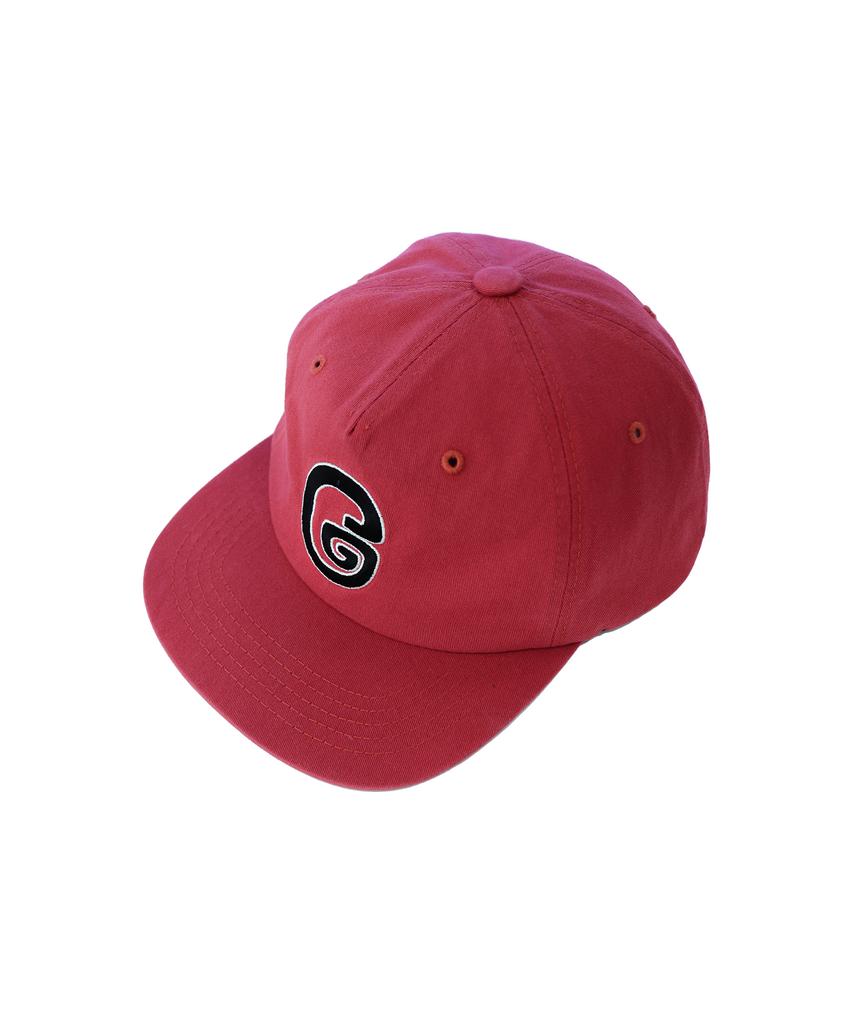 1011 GALLERY G Logo Ball Cap - Washed Red