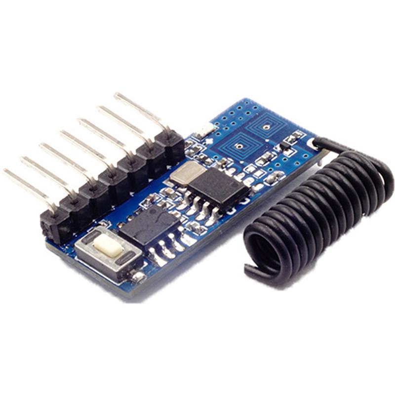 1Pc 433Mhz Rf Receiver Learning Code Decoder Module 4 Channel For 1527 Encoding