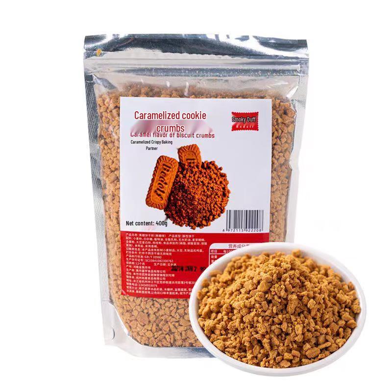 Karamell-Keksbrösel zum Backen & für Tortendekoration