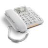 Téléphone Fixe Gigaset Dl380 Blanc - Capacité Répertoire 99 - Téléphone Filaire