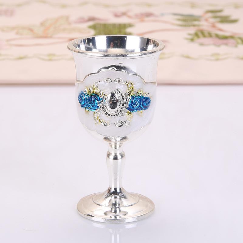 

Metal Liquor Glasses Highend European Style Vintage For Home Bar Use Style A