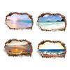 Decorative Painting Wall Sticker with 3D Holes for Home Waterproof Decor