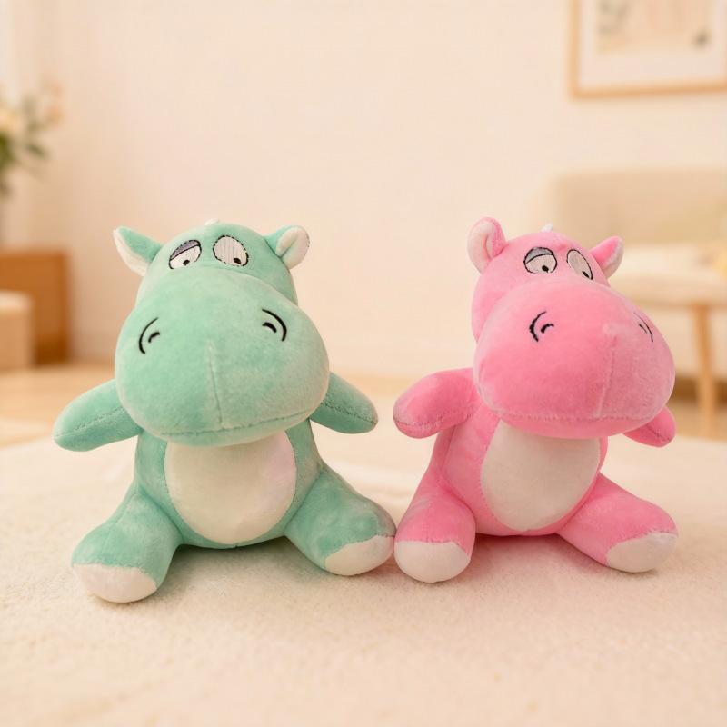 Plush doll seven-inch super soft hippopotamus grasping machine doll small plush toy wedding toss gift