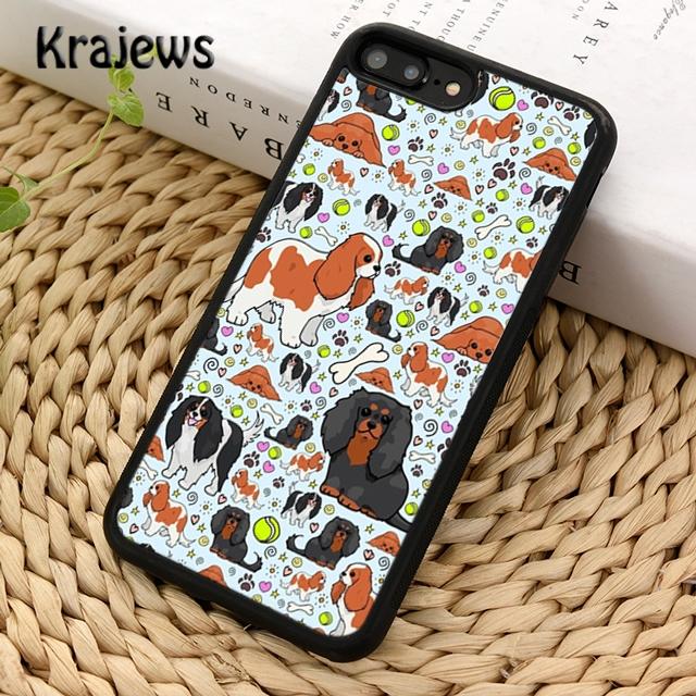 Krajews Cavalier King Charles Spaniel Dog Phone Case For iPhone 17 Air 16 15 14 plus 11 12 13 pro max coque Fundas