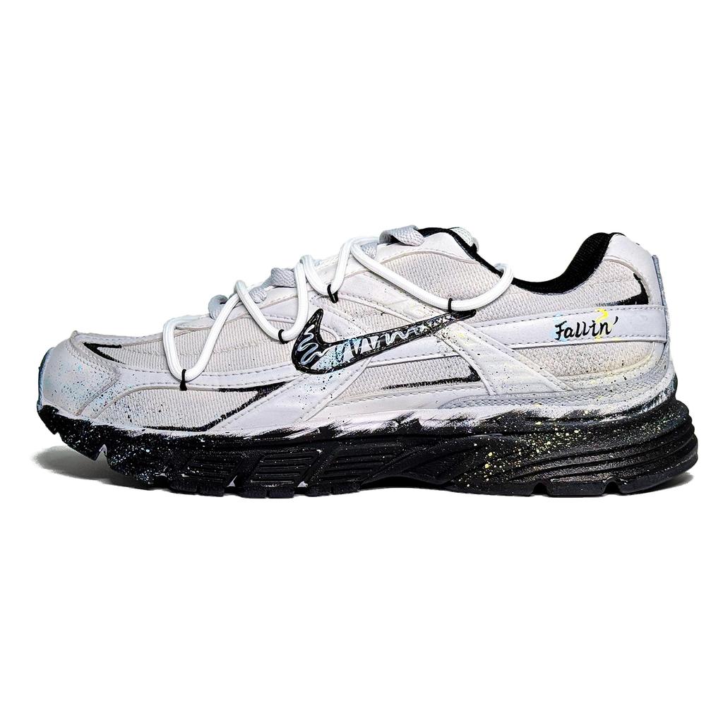 Nike Initiator Cushioning Abrasion Resistant Breathable Support Low top Running Shoes Men's Gray 394055-100(Team907-S)