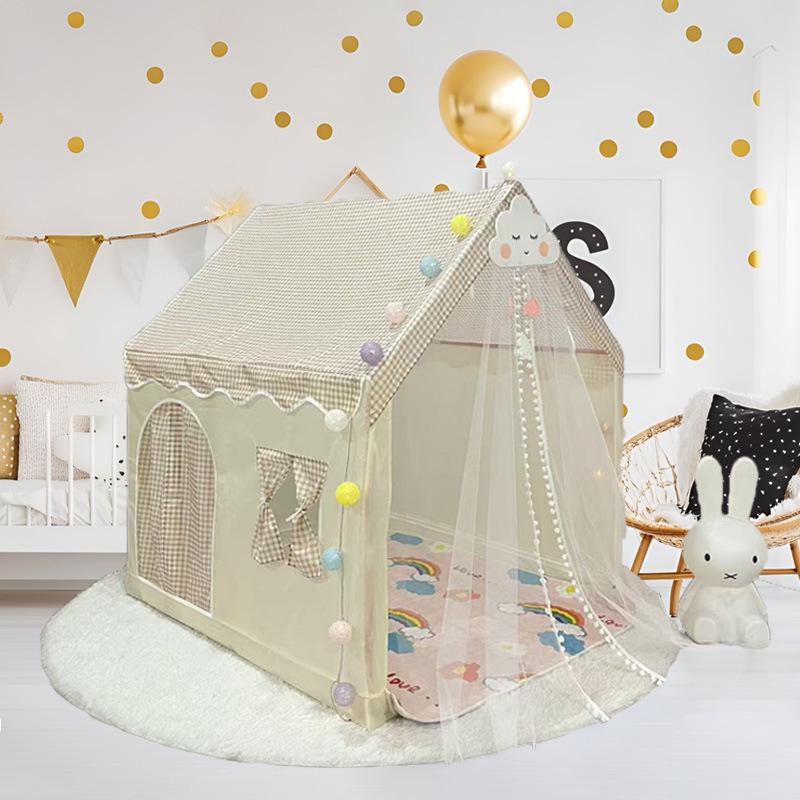 Princess House Mädchen Indoor Spielzelt: Kinderbett Baldachin & Spielhaus.