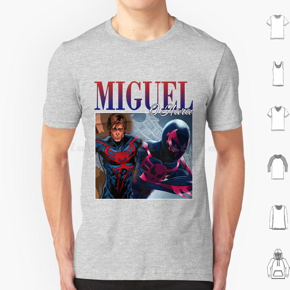 Miguel Ohara Vintage Retro T Shirt 6xl Cotton Cool Tee Miguel Ohara Vintage Retro Miguel Ohara Spiderverse Spider Miguel Into S