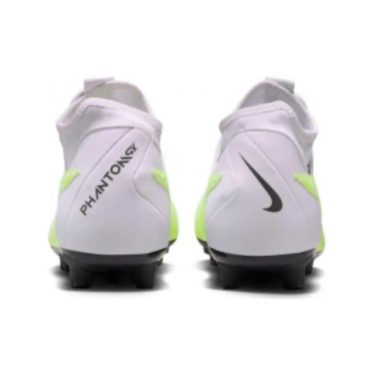 Nike Phantom GX HG Hard Ground Soccer Shoes Men's White Green (Unisex) Soccer Shoes DH3849705