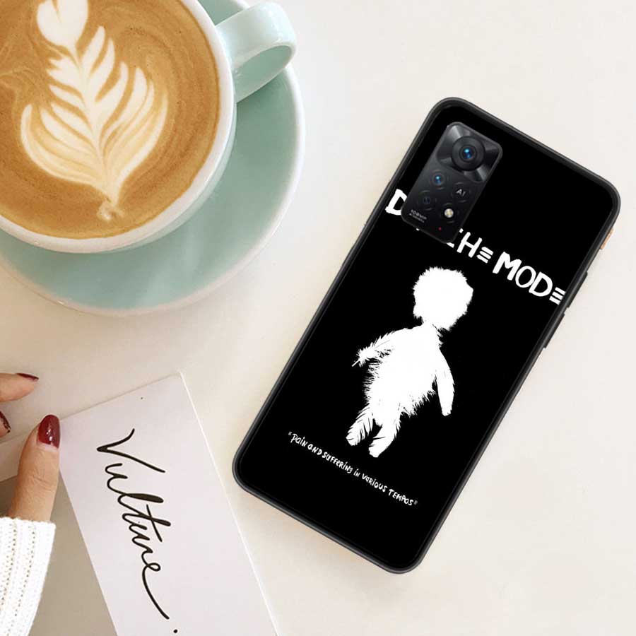 Rock Band Depeches Modes Case Phone For Redmi 13 14C 12 12C Note 14S 14 Pro Plus 10 10A 10C 9 9A 9C 9T 8 8A 7 7A TPU Clear Cover