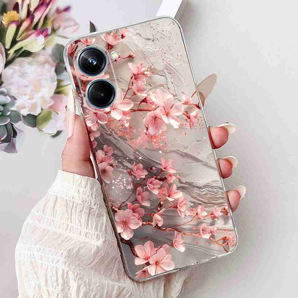 For Realme 10 Pro 5G 6.72" Case New Popular Flower Pattern Soft Silicone TPU Cover For Oppo Realme 10Pro 5G RMX3663 Bumper Shell