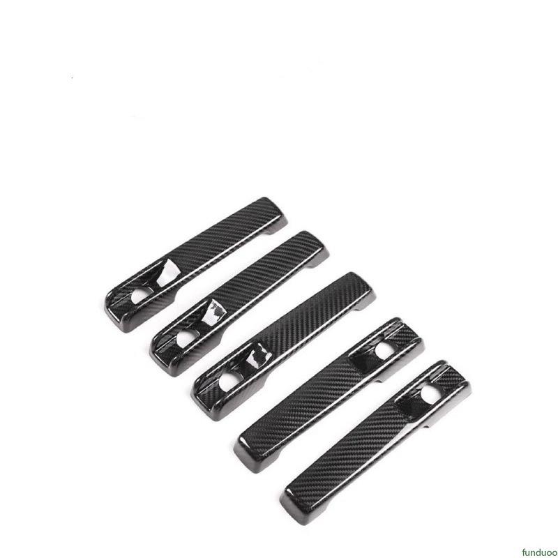 Carbon Fiber Car Door Handle Cover Stickers Styling Accessories For Mercedes-Benz G Class W463 W464 W465 G65 G55 G63 G500 G550