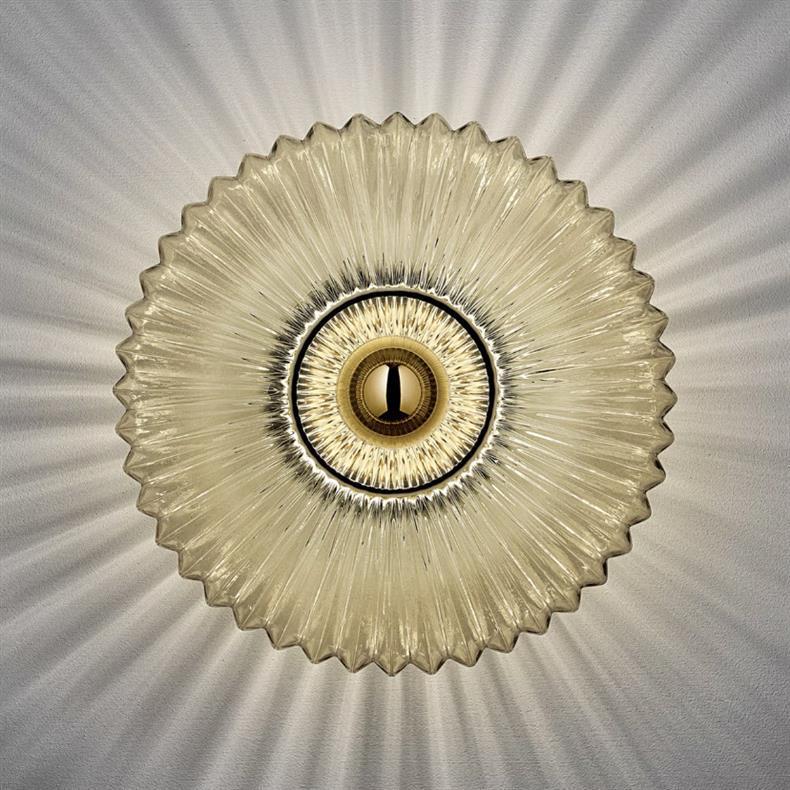 Bauhaus Glass Wall Lamp: Nordic Postmodern Design for Bedroom & Living Room