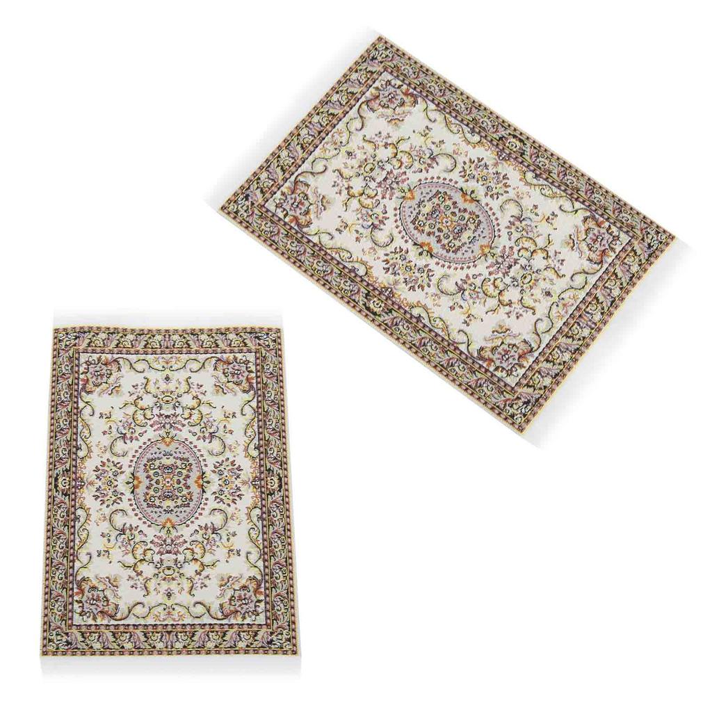 1:12 Bebek Evi Minyatür Halı Zarif Şık Kilim Bebek Evi Oturma Odası Dekorasyonu#3