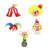 5 Pcs Lovely Clown Embroidered Patches Iron On Patches Sew On Patches Circus Series Sewing Patches Applique Patches