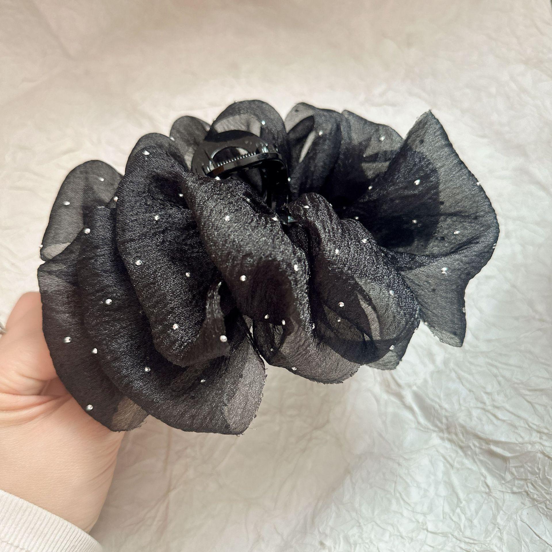 

Заколка-бант в стиле бохо с кешью и узором акулы, большие заколки для волос, головные уборы в стиле бохо для отдыха, женские аксессуары для волос