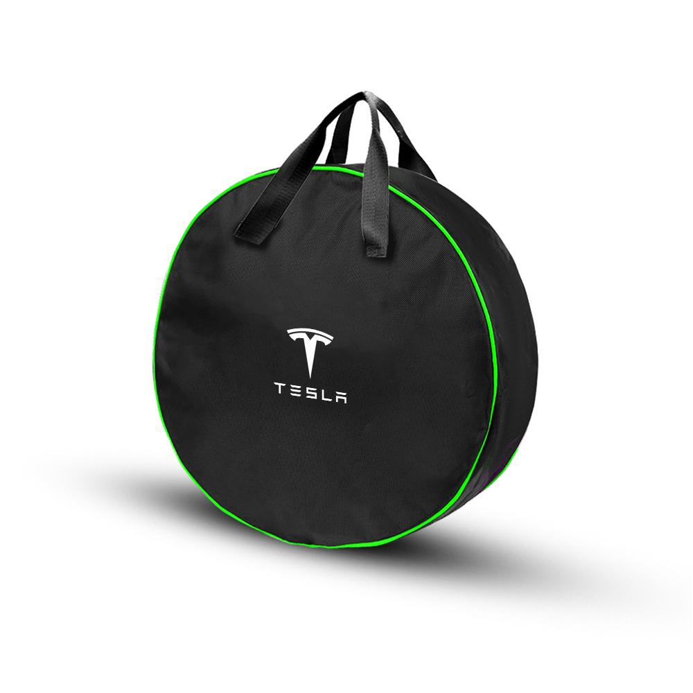 

Car Charging Cable Storage Box Charger Cables Carry Bag Organizer Bags For Tesla Model 3 Model S Model X Model Y Roadster SpaceX