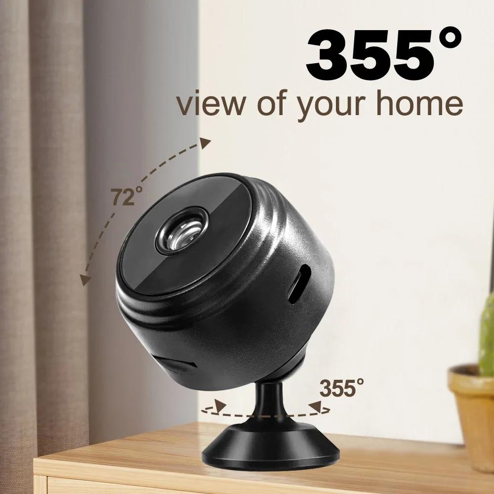 Wifi Mini Camera 1080P HD Wireless Security Surveillance with Night Vision Remote Monitoring for Smart Home Mini DV Cam