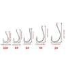 50Pcs Barbed Fishings Hook Eyed Fishes Hook Rustproof Carp Fishings Hook